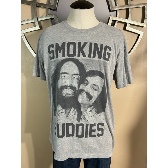 CHEECH & CHONG Goodie Two Sleeves Smoking Buddies Comedy T-Shirt Medium - Picture 1 of 8
